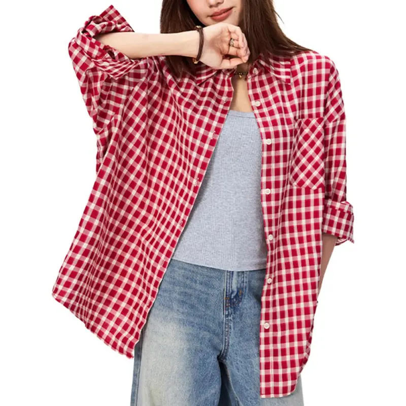 NHZN Shirts Women's Red-1