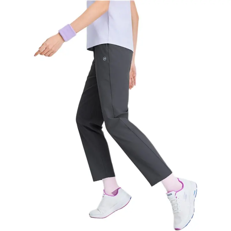 Skechers GODRI Comfortable Sports Pants Women's Charcoal Gray-2