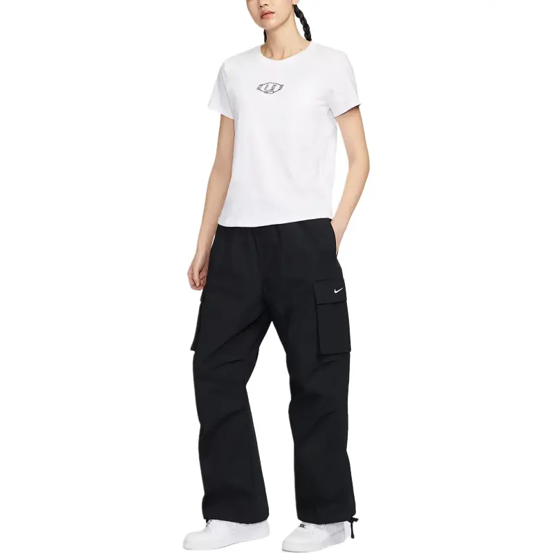 Nike Sportswear Club SS25 T Shirt Women's White-1