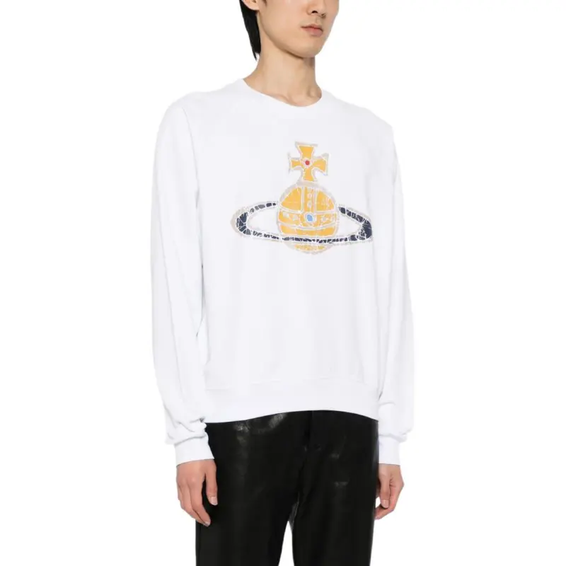 Vivienne Westwood Orb print Cotton Sweatshirt-3