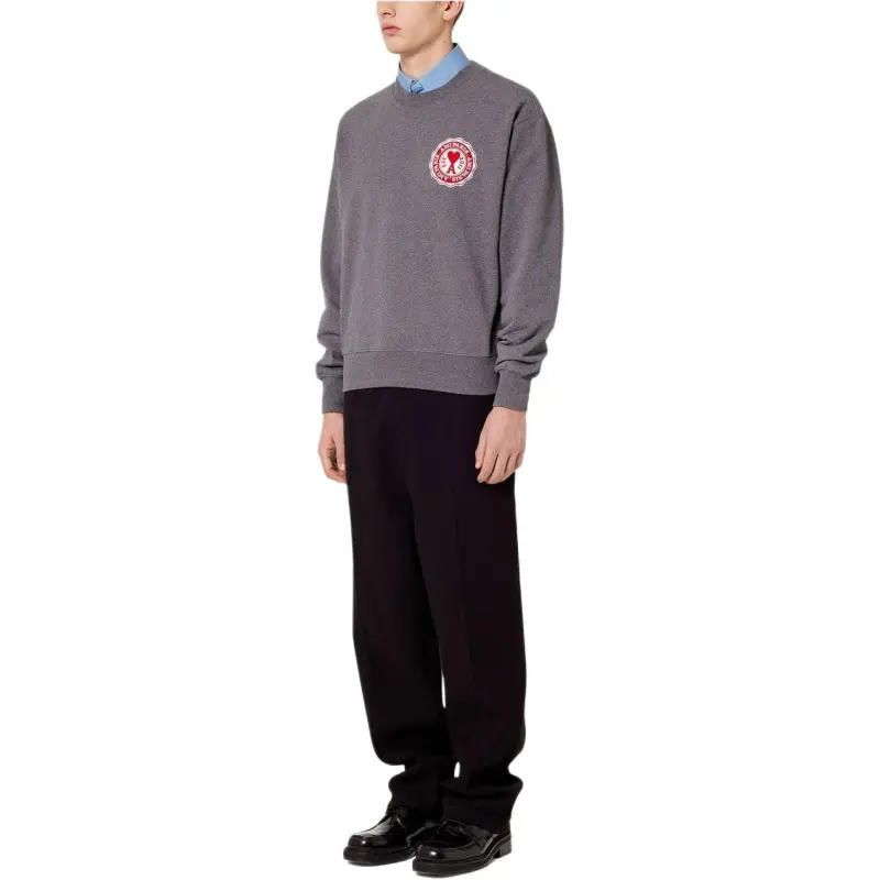 AMIPARIS Logo patch Organic cotton Sweatshirt-4