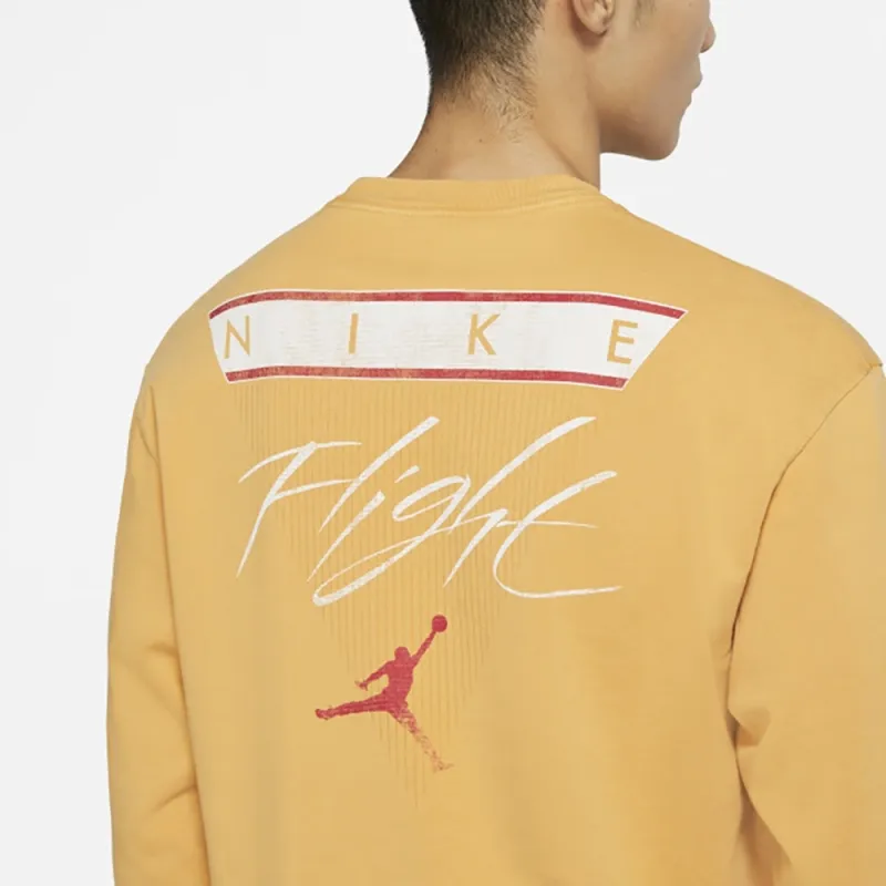 Jordan ESSENTIALS CREW Sweatshirts Men Yellow-3