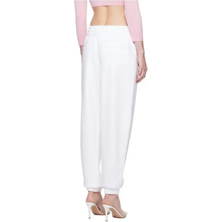 Alexander Wang Puff Logo Essential Terry Sweatpants-4