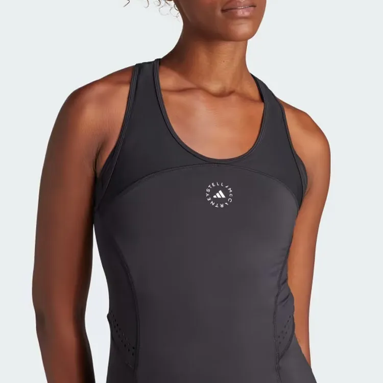 Adidas Logo Printed Racerback Tank Top-4