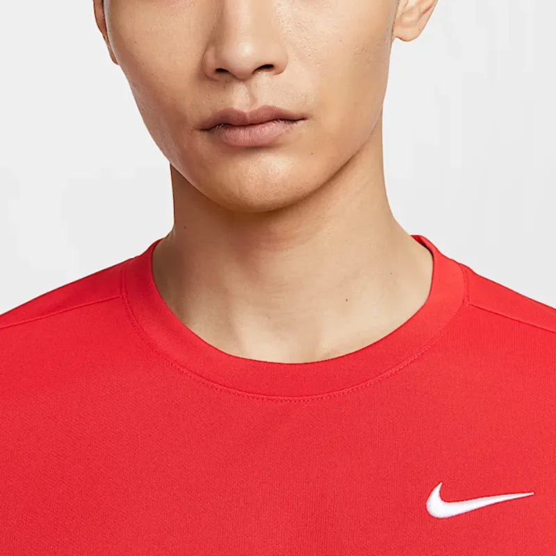 Nike Court VictoryDri Fit FW24 T Shirt Men's University Red/White-3