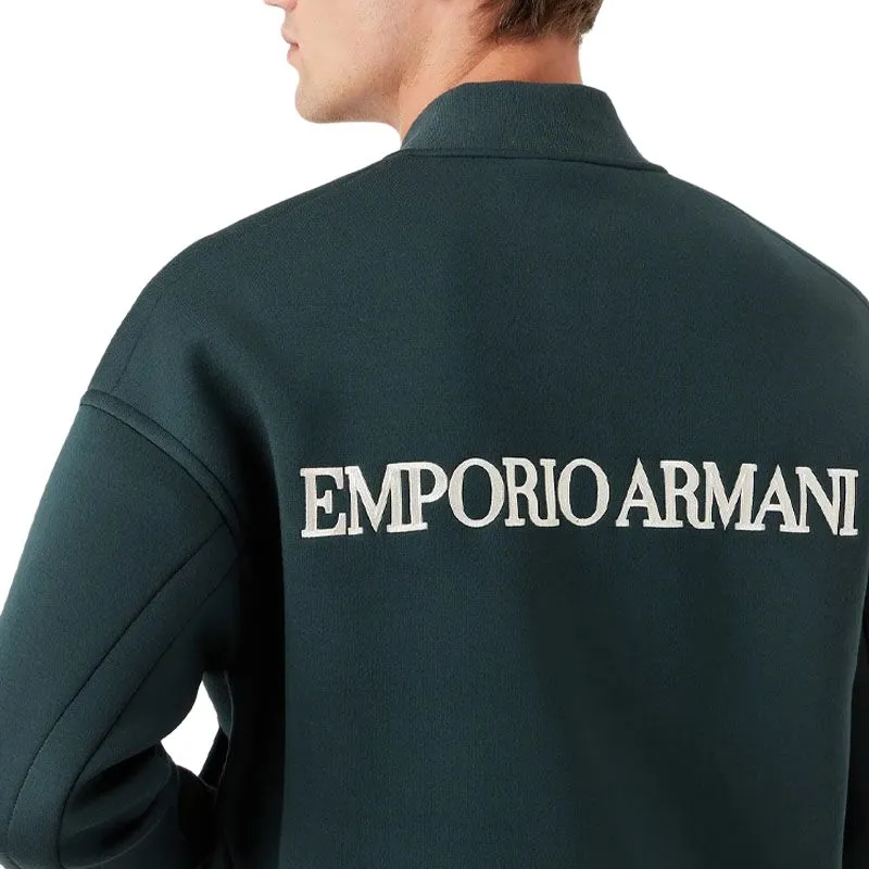 EMPORIO ARMANI FW22 Sweatshirt Men's Ocean Green-4