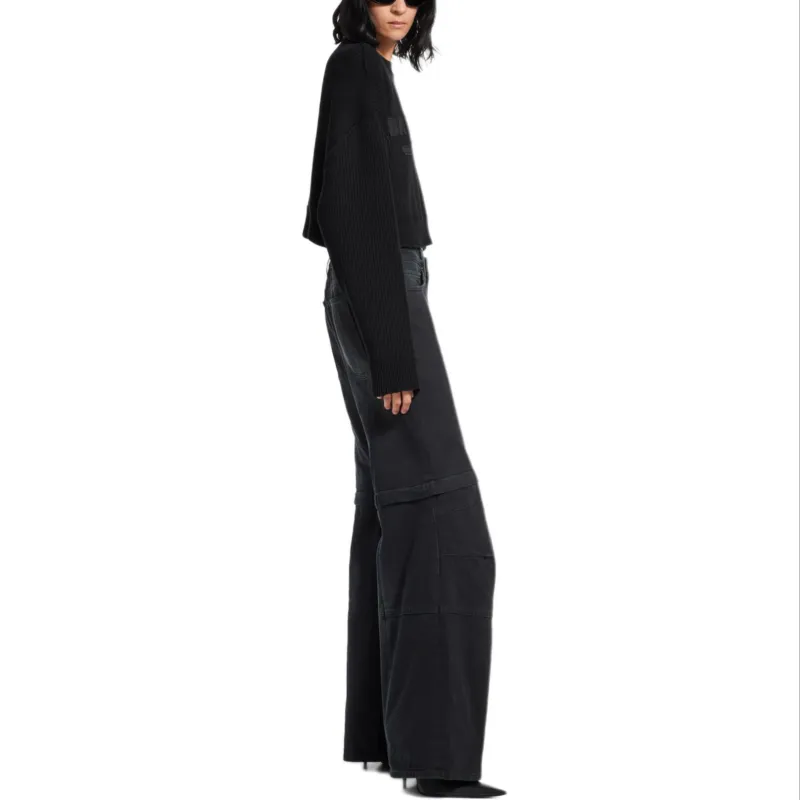 Balenciaga SS25 Knitwear Regular Fit Unisex Black-4