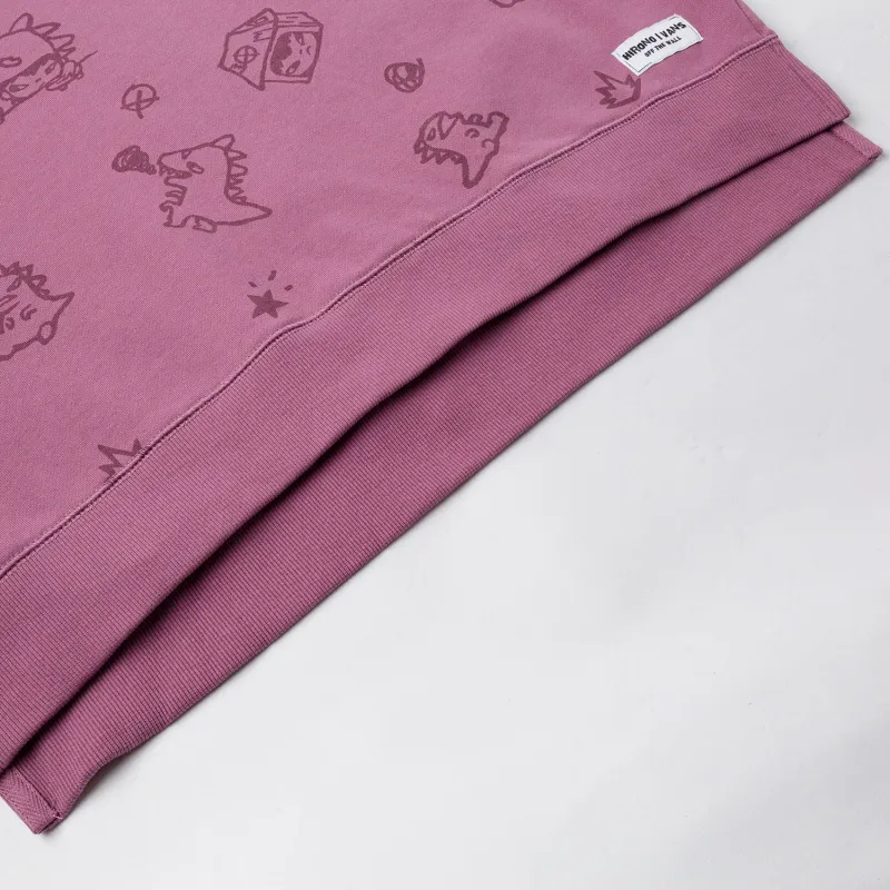 Vans x HIRONO Sweatshirt Women's Gray Pink-2
