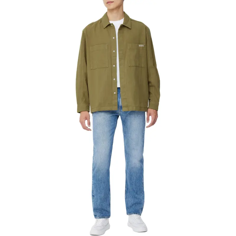 Calvin Klein Shirts Men Green-2