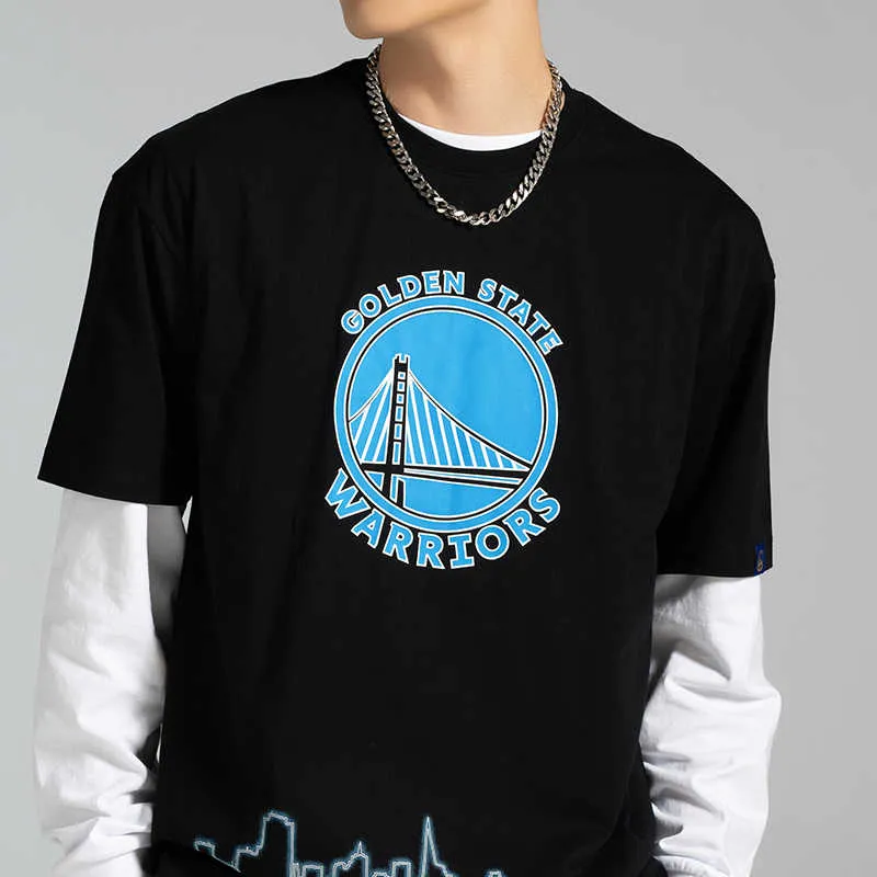 NBA Team T Shirts Men Black-2