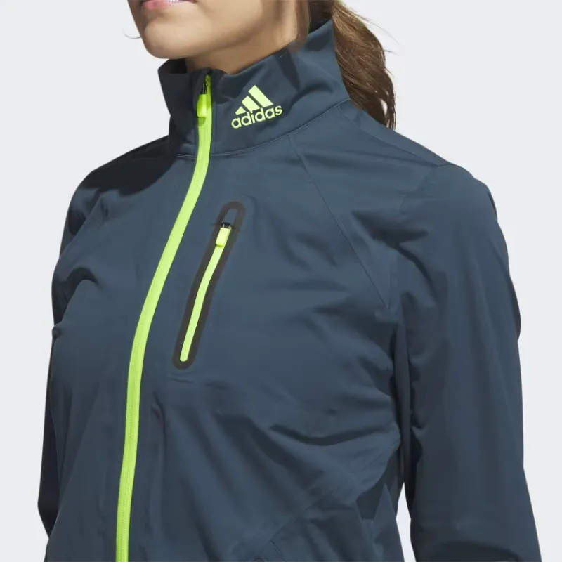 Adidas RAIN.RDY Jackets Coats Women's Turquoise-4
