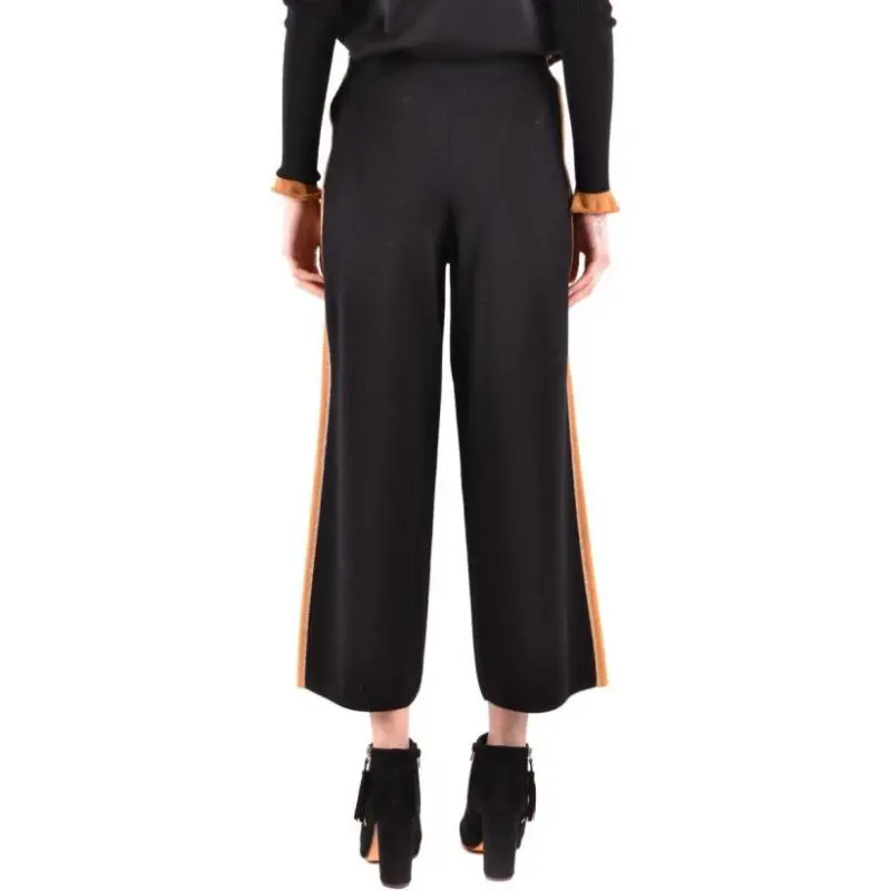 D.Exterior Casual Pants Women's Black-1