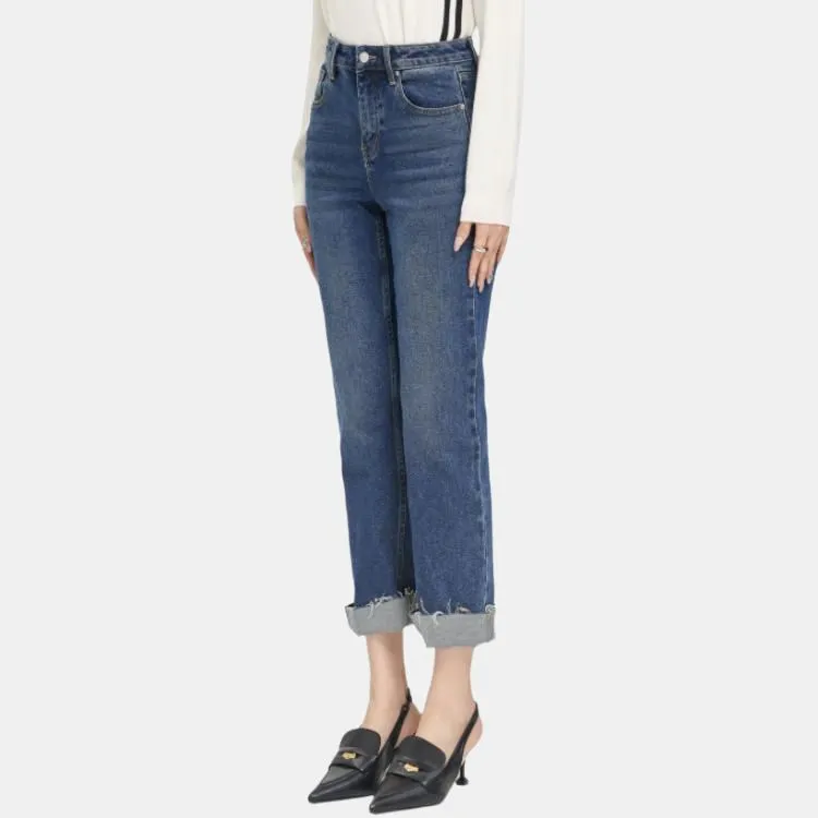 JESSYLINE Jeans Women's Denim Blue-5