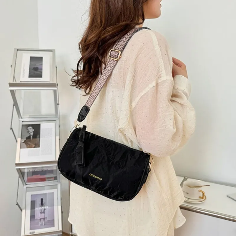 OKEKE Pu Crossbody Bag Regular Unisex White/Black/Pink/Gray/Blue/Green-7