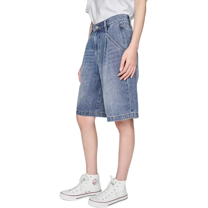 Lee SS25 Denim Shorts Unisex Medium Light Blue-1