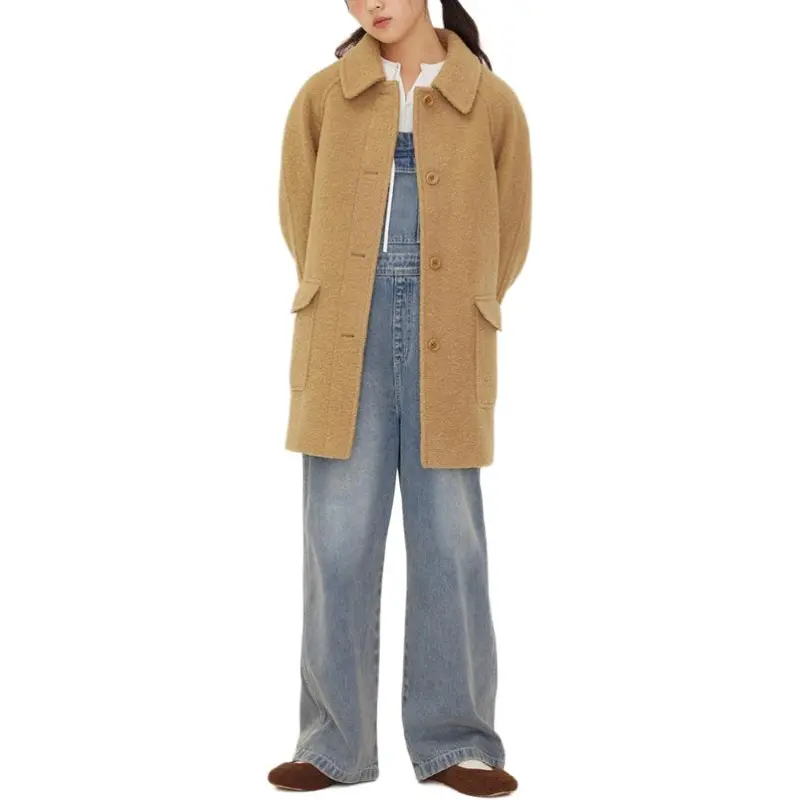 COVERNAT Coats Women's Beige-4