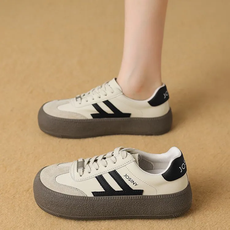 JOSINY Cushioned Wear Resistant Lightweight Breathable Low Top Casual Sports Skateboard Shoes Khaki/Black-10