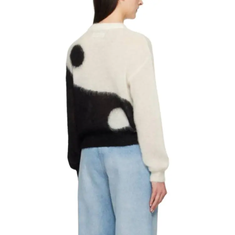 MOSCHINO Sweater Women's Black White-1