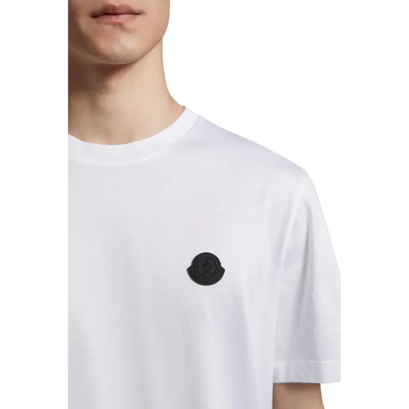 Moncler Back Vertical Logo Mens T Shirt-4