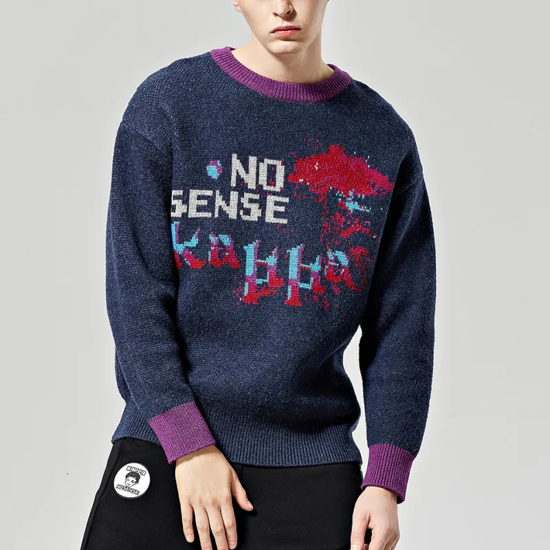 Kappa x Nosense Sweater Unisex Blue-1