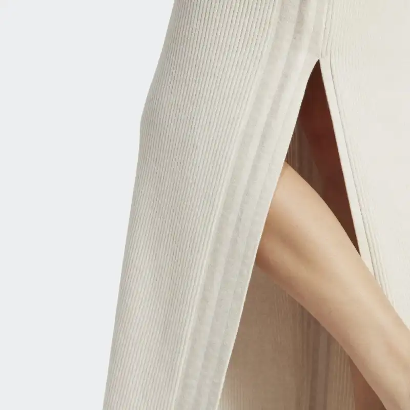 Adidas Knit Long Skirts Women's White-4