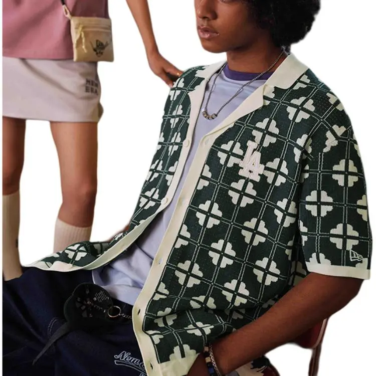New Era Knitwear Unisex Green-3