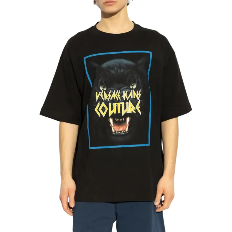VERSACE JEANS COUTURE Panther Graphic T Shirt-2