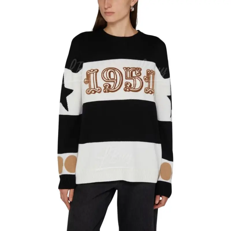 MaxMara Dirce Striped Knitted Jumper-2