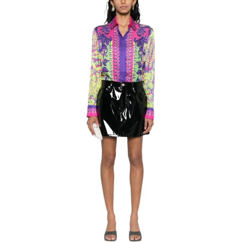 VERSACE JEANS COUTURE Graphic print Long sleeve Shirt-1
