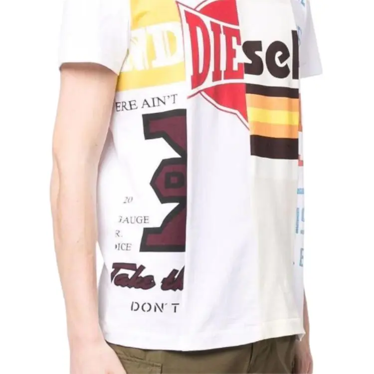 DIESEL T Shirts Men White-4