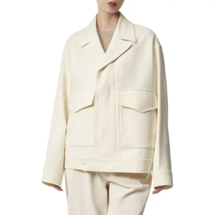 AMIPARIS Notched lapel Virgin wool Jacket-2