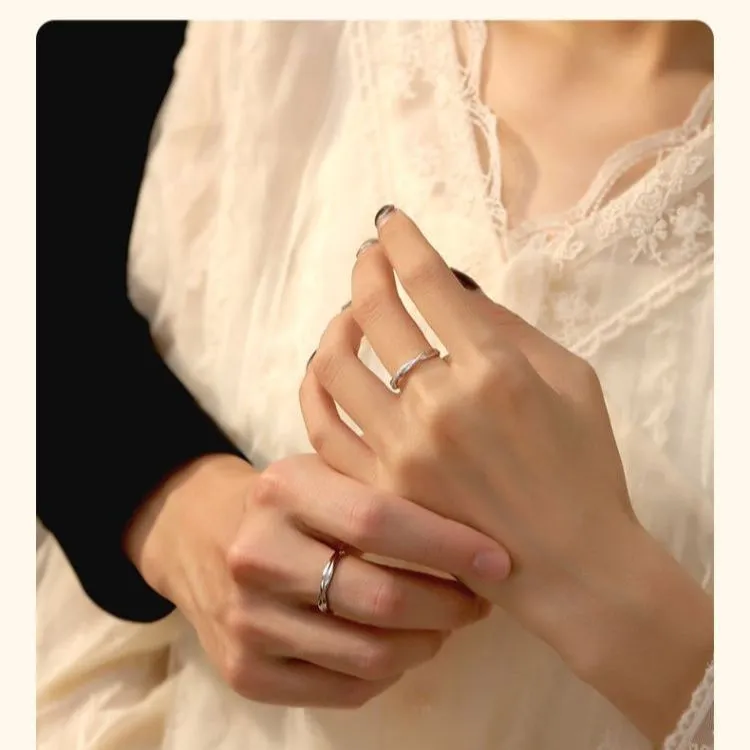 AFN S999 Fine Silver Rings Unisex-4