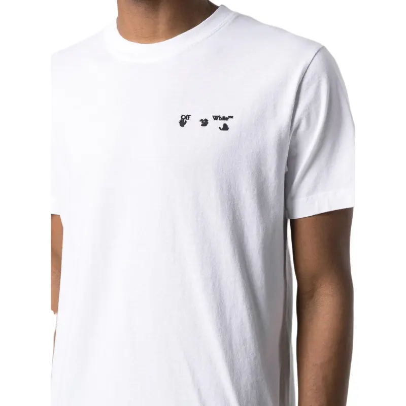 OFF WHITE T Shirts Men White-4