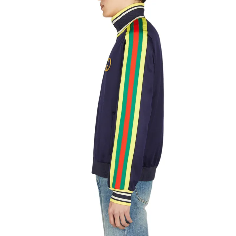 GUCCI Jackets Men Blue-7
