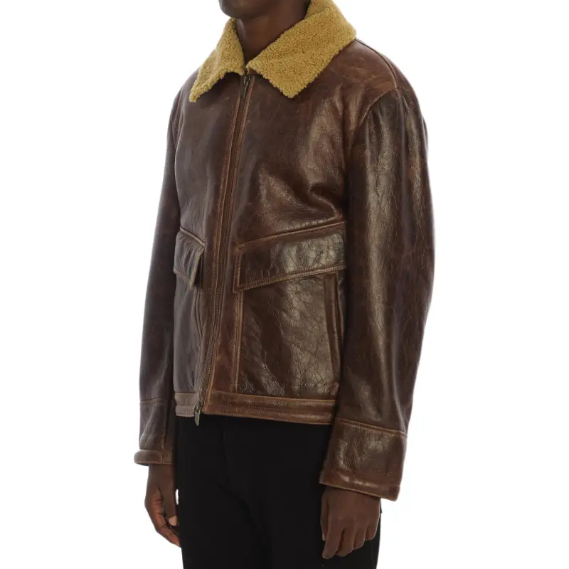 SALVATORE SANTORO Leather Jacket-3