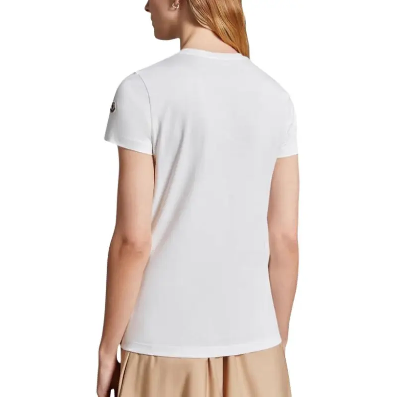 Moncler Regular T Shirt Women's Raw White-2