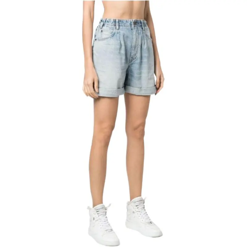 CELINE Denim Shorts Women's Blue-2