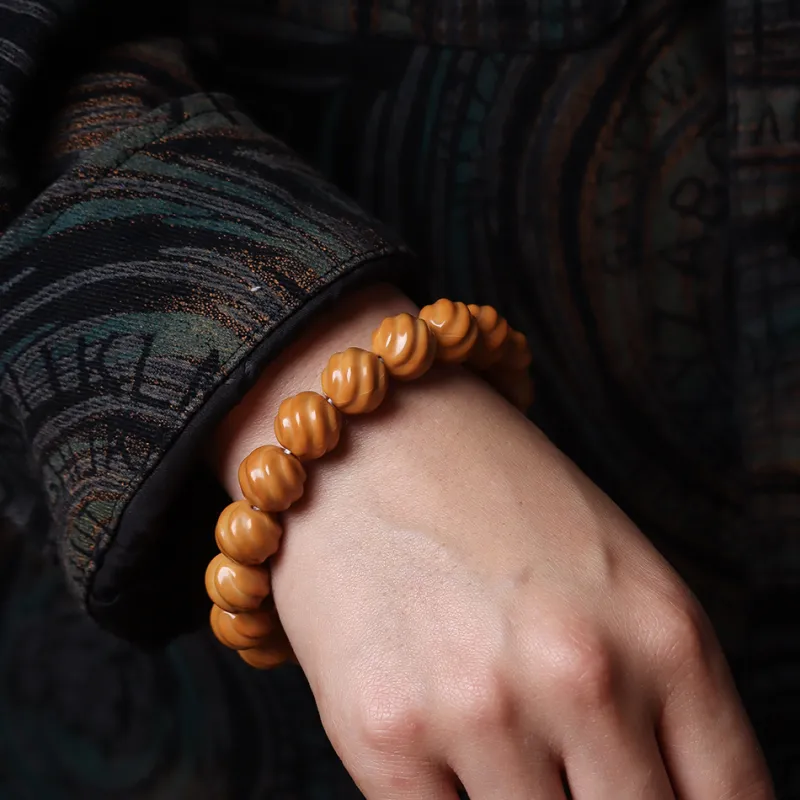 SHUZHUO Monkey Head Walnut Bracelets Unisex-14
