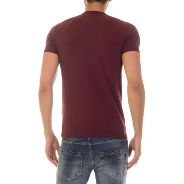 ARMANI JEANS T Shirt Men's Bordeaux Red-1
