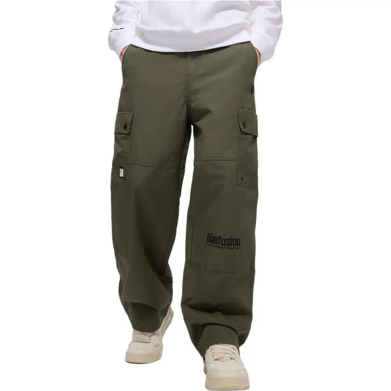 FILA FUSION Casual Pants Men's Crab Shell Gray-3