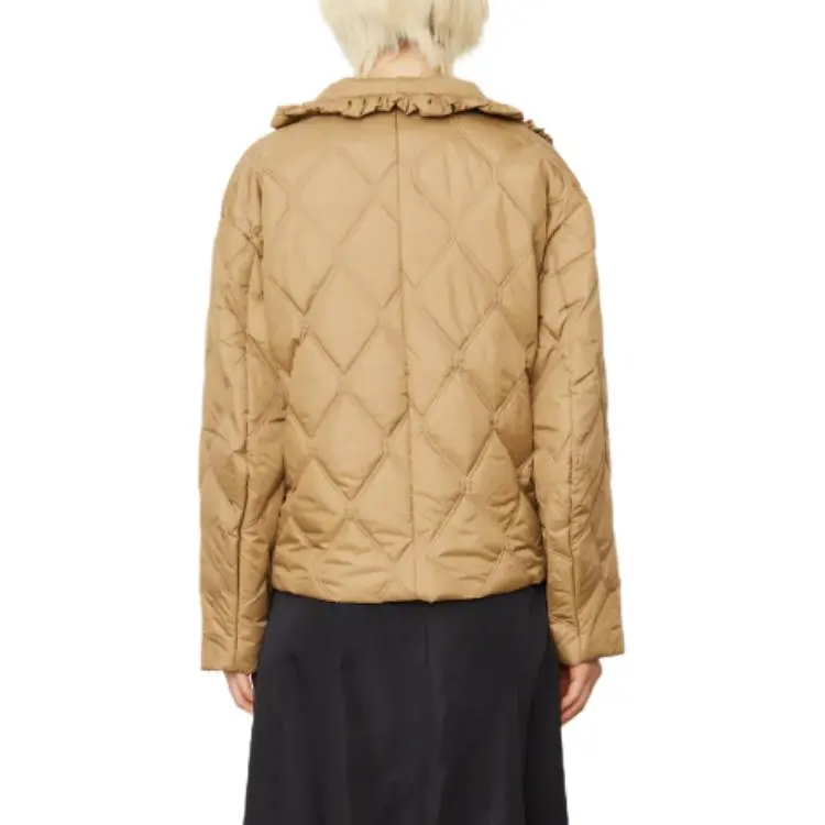 GANNI Jackets Coats Women's Brown-1