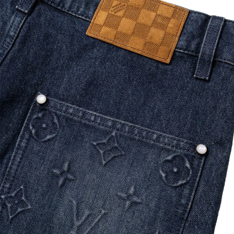 LOUIS VUITTON Denim Workwear Shorts-7