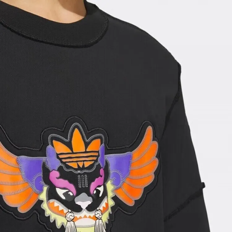Adidas Originals Adidas Originals All Things Tracing Series Sweatshirts Unisex Black-3