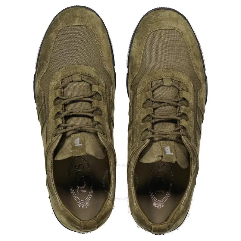 TOD'S Allacciata Leggera Low-Top Casual Shoes Men's Olive Green-2