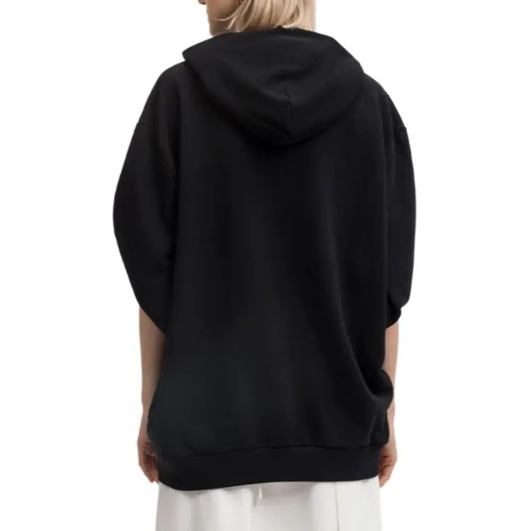MM6 Maison Margiela Stitched-sleeves Hoodie-3