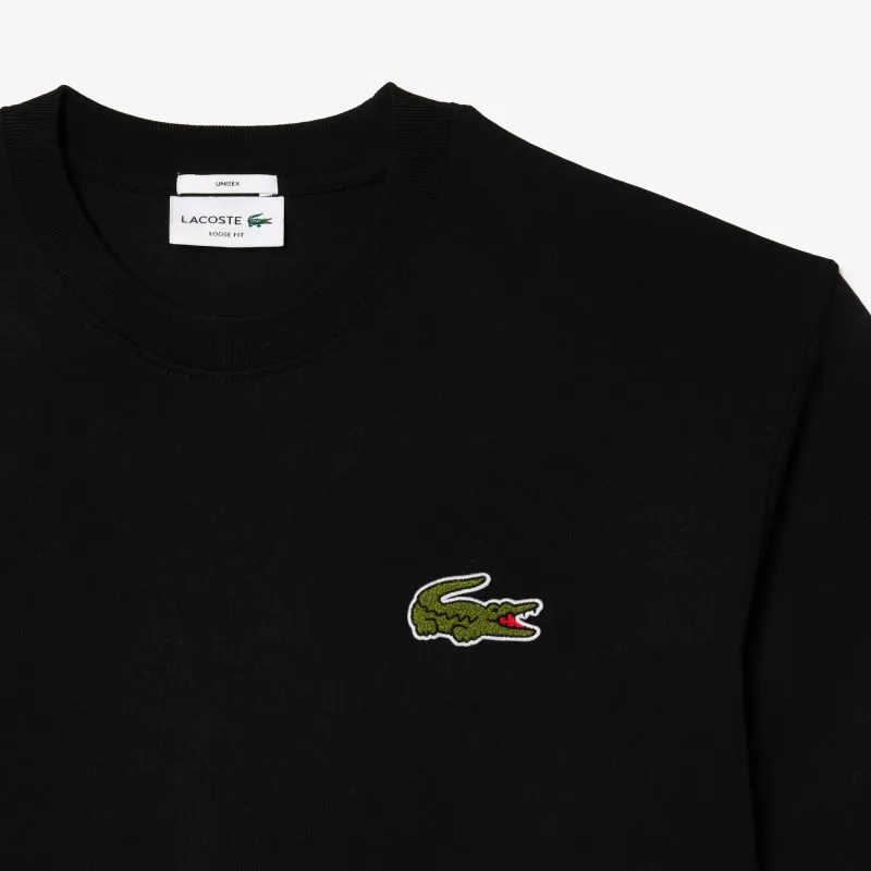 LACOSTE Logo embroidered T shirt-3