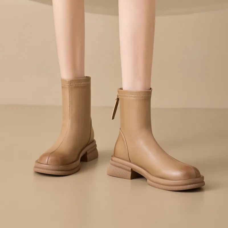 KEKAFU Short Chelsea Boots 4.5cm Women's-13