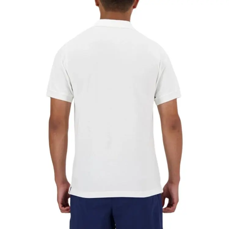 New Balance Polo Shirt Men's White-3