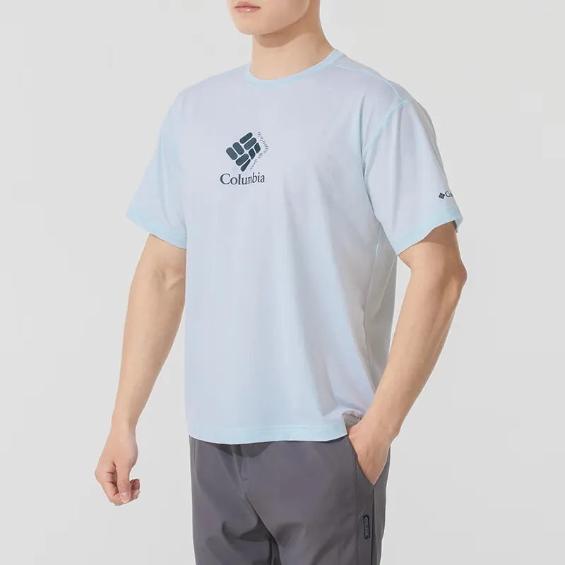 Columbia T Shirts Men Blue-3