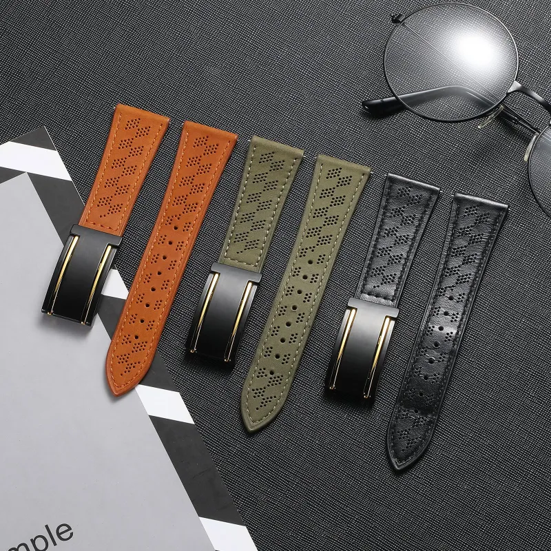 MSSM Watch Band Huawei Compatibility Genuine Leather Material-4